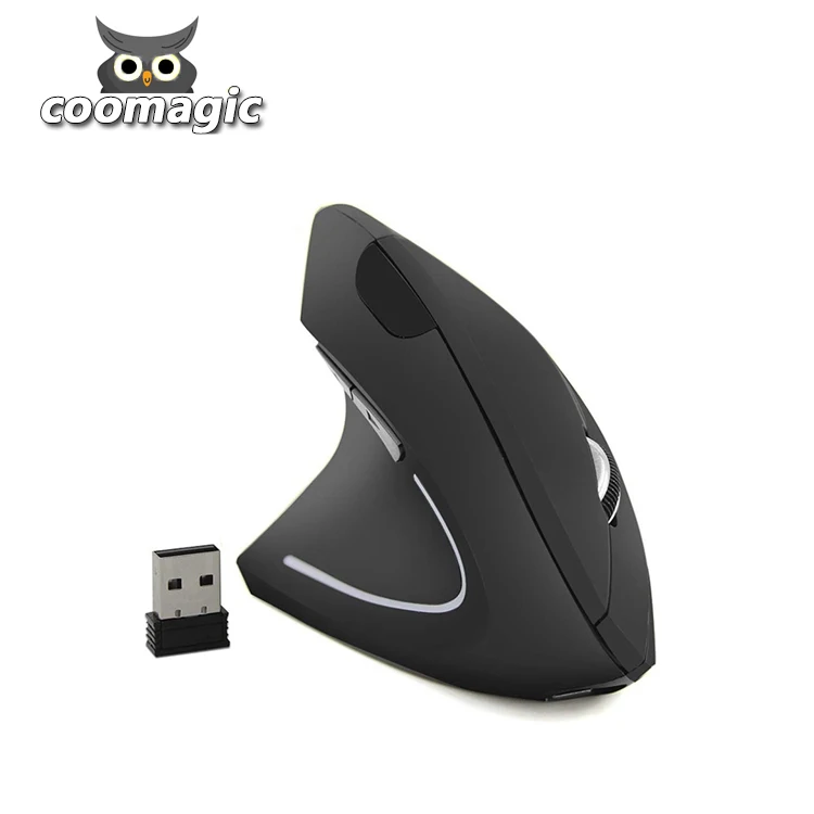 Souris ergonomiqu 2,4G оптическая Ратон вертикальный левша 6-ключ перезаряжаемая Беспроводная Эргономическая мышь Вертикальный для ноутбука