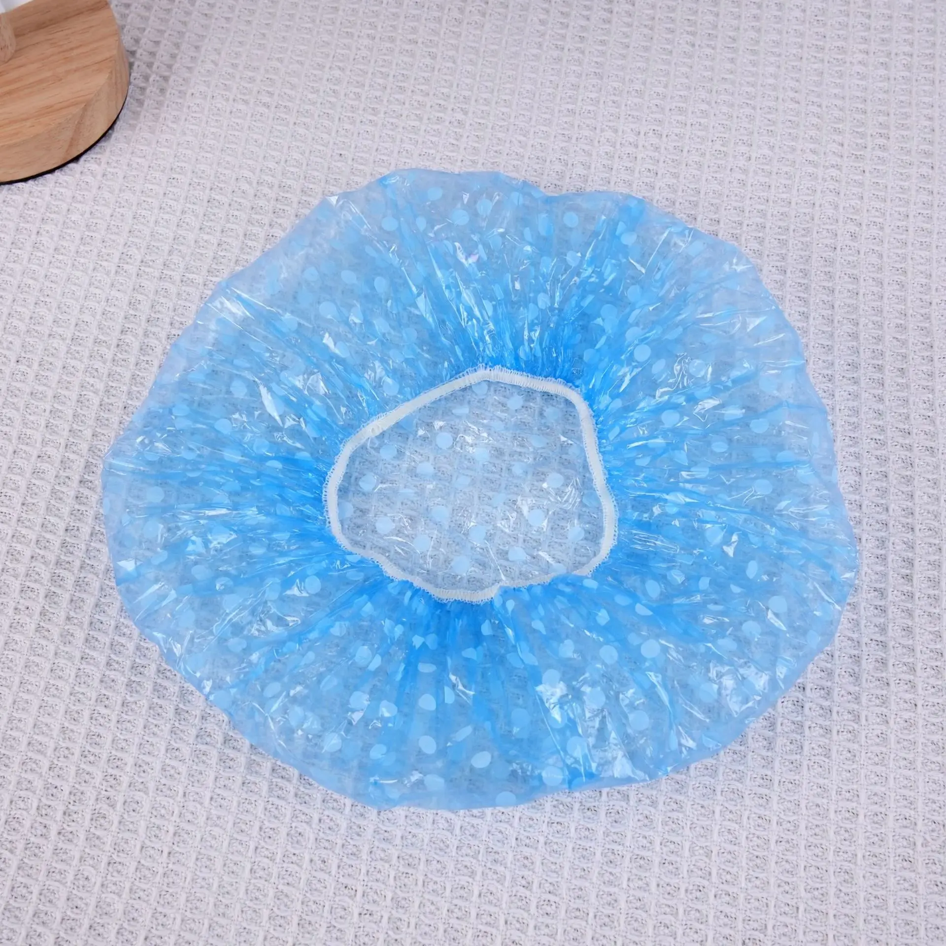 Waterproof Shower Cap Point Bath Hair Cover Elastic Bath Hat Bathing Cap For Women Bathroom Reusable Shower Hat Shower Cap