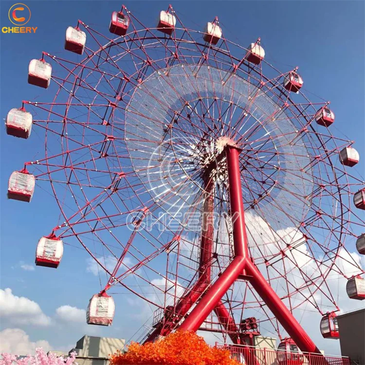 Fairground amusement park equipment carnival attraction large round wheel ferris wheel rides 30m