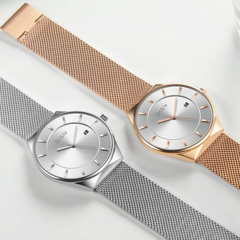 stainless net luxury ladies watch watch custom logo Hot selling high quality