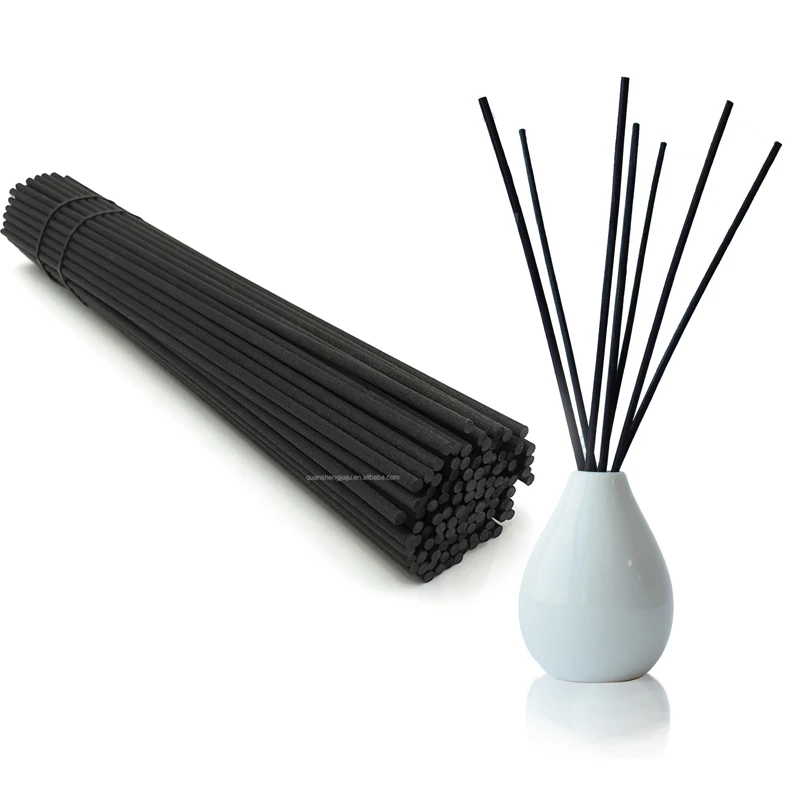 2022 Fashion 9cmx3mm Fiber Sticks Diffuser Aromatherapy Volatile Rod Fragrance Oil Diffuser Black Aroma Fiber Sticks