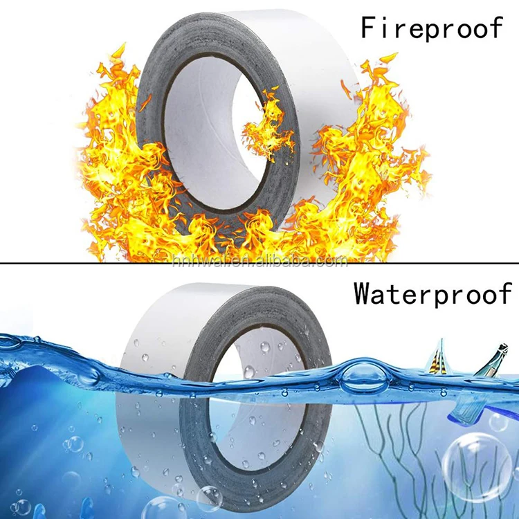 newest price wholesale silver waterproof fireproof heat resistant self adhesive aluminum foil tape for masking roof duct sealing