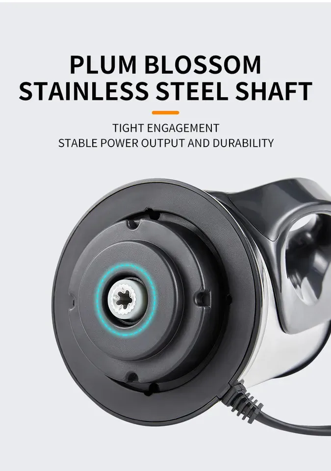 300W Stainless Steel Motor Electric Food Chopper Automatic 2L Meat Slicers Machine Meat Grinders For Kitchen
