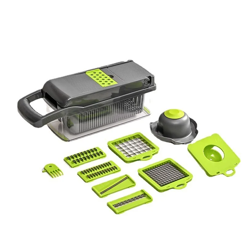Multi-Function Plastic Vegetable Chopper Dicer Slicer Potato Shredder Kitchen Household Grater