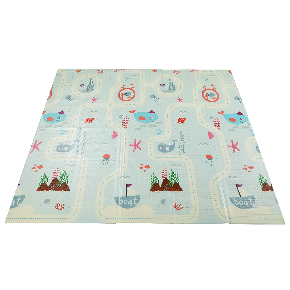 
folding Waterproof XPE foam Mat new Reversible Activity Crawling Soft Eco Friendly Toy Nordic Friendly Xpe Foam Baby Play Mats 