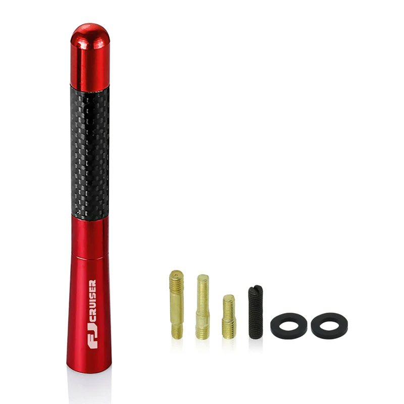 Radio Antenna Decoration  Accessories Exterior Modification Aluminum Alloy Carbon Fiber  2006-2021FOR Toyota FJ Cruiser