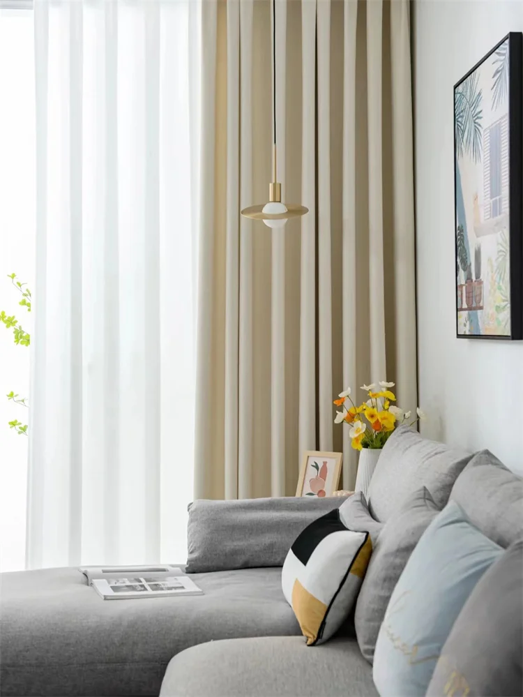 living room curtains luxury sunblock fabric