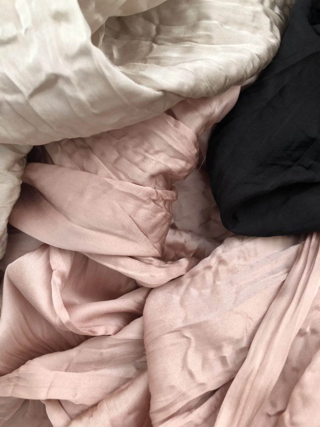 50D high quality silk satin pleated polyester silk satin for dress/120CM width pleated polyester silk