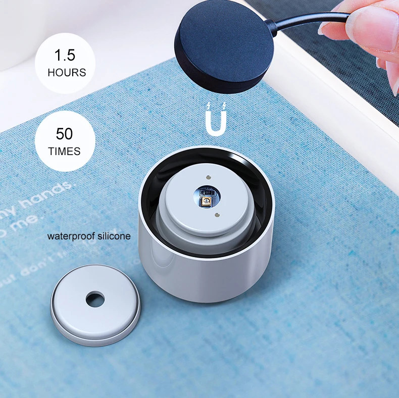 UV Sterilizer Disinfect Drinking Water Bottle UVC clean Vacuum Bottle