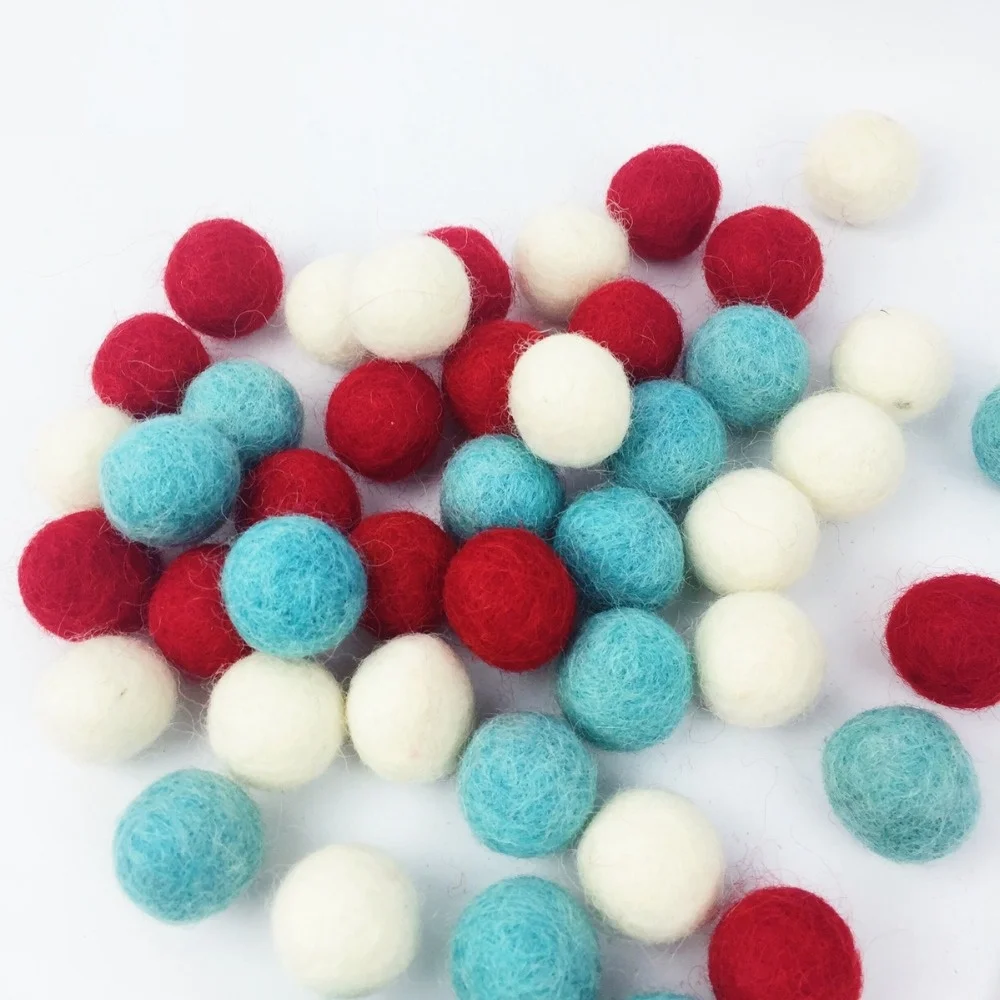 eco-friendly handmade wool balls laundry Ball for washing