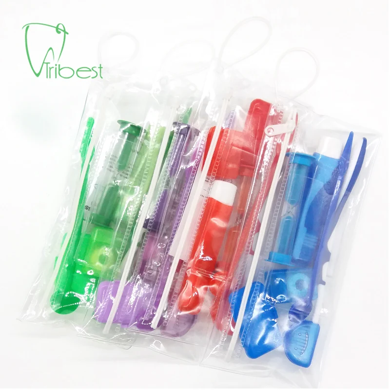 Wholesale price 8 in 1 dental oral care kit bag-packedl orthodontic kit for home use