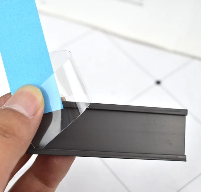 Manufacturer hot selling Color C-type magnetic stripe identification tag signage Magnetic label Shelf
