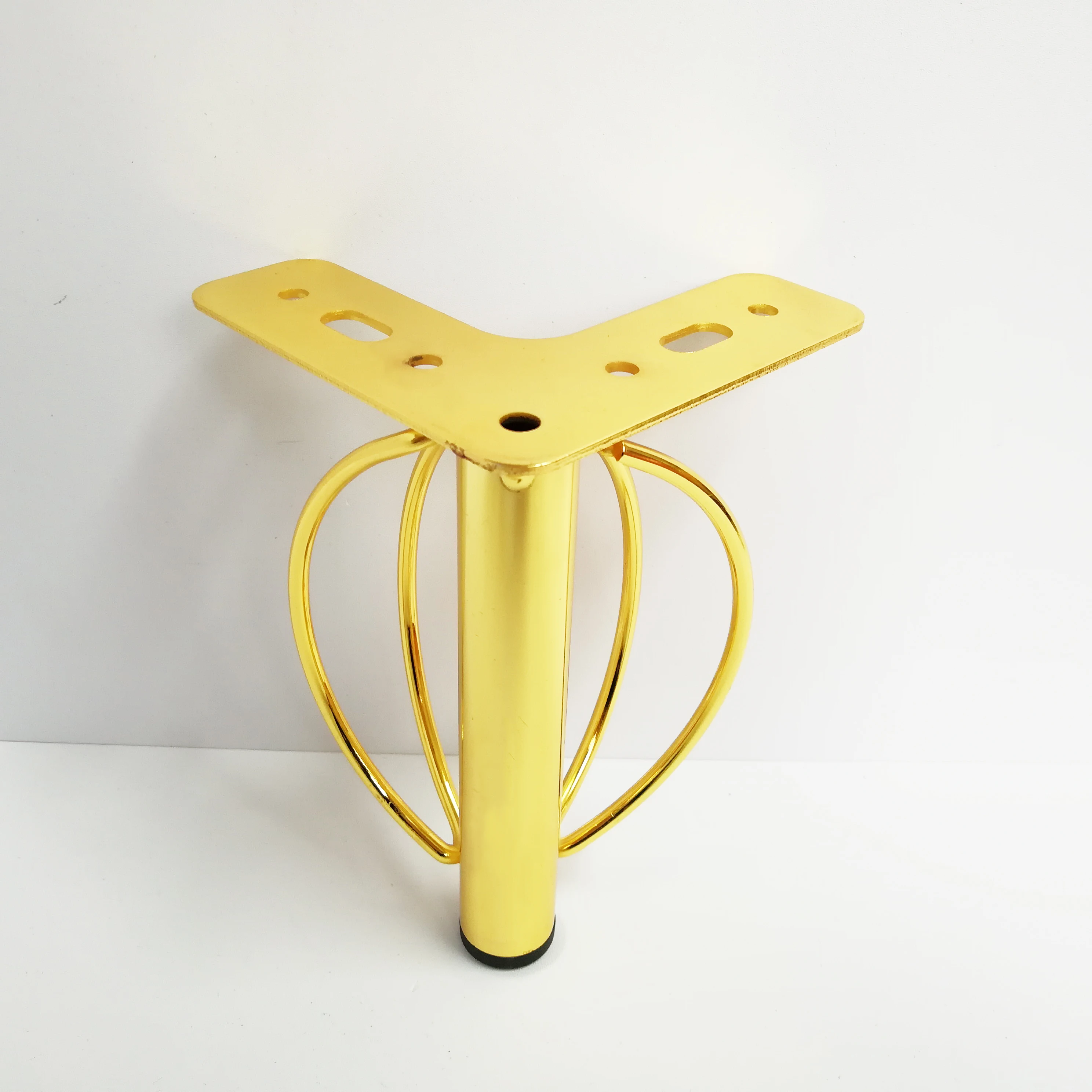 High Quality Round Adjustable Stainless Steel Iron Metal Sofa Legs For Furniture