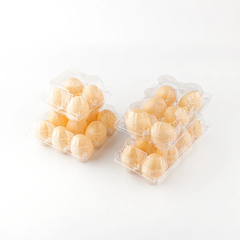 Factory Outlet Cheap Price Plastic Egg Containers wholesale Disposable Egg Trays For Sale