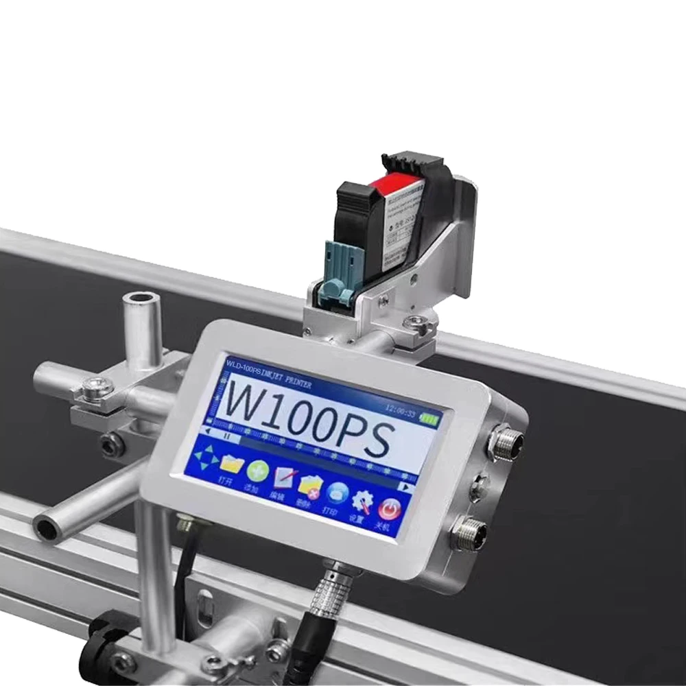 Automatic Online batch code tij printer thermal inkjet expiry date inkjet printer for automatic conveyor belt