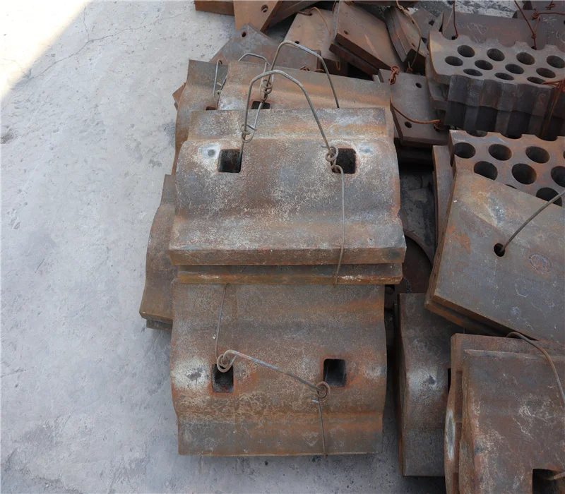 Wear Resistant Mn13Cr2 Ball mill Grinding Liner and Grinding Ball Mill Liner plate