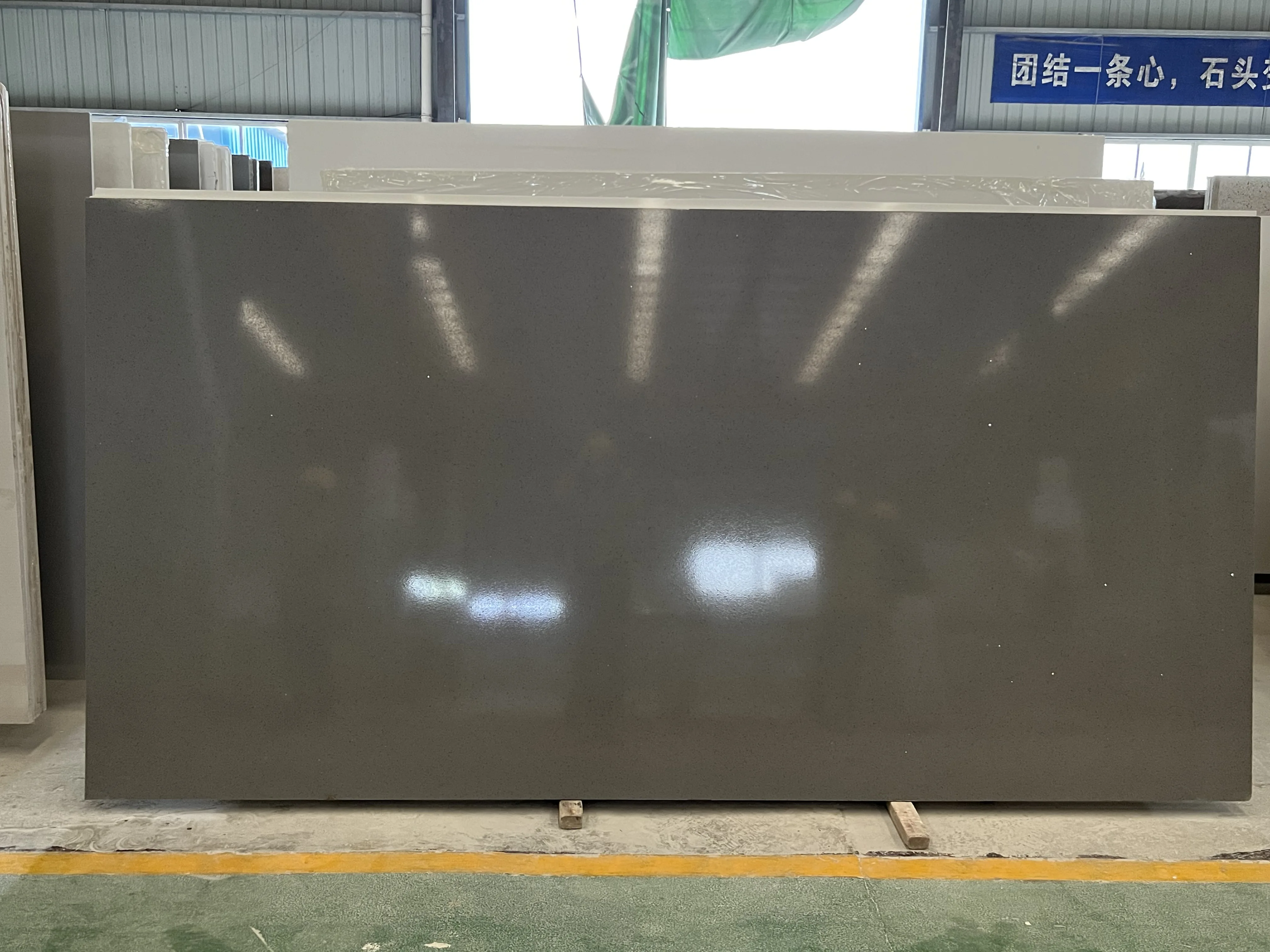 Hot sale full body raw material grey chinese artificial marble for countertop