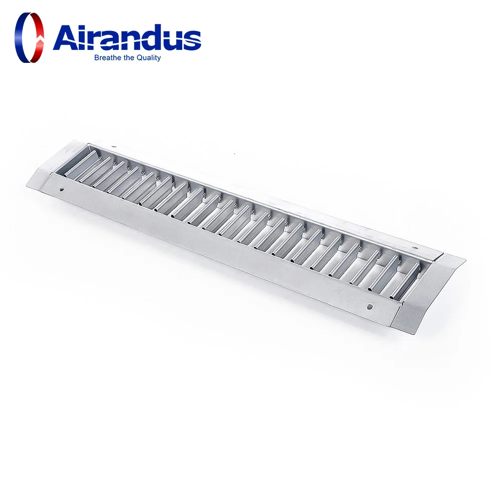 Ventilation steel grille design stainless steel vent grille Grilles for Spiral Ducts, Single Deflection