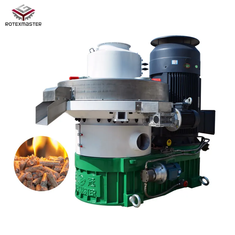 Factory supply ring die biomass pellet machine 1500-2000kgs/h rice husk sawdust pellet machine