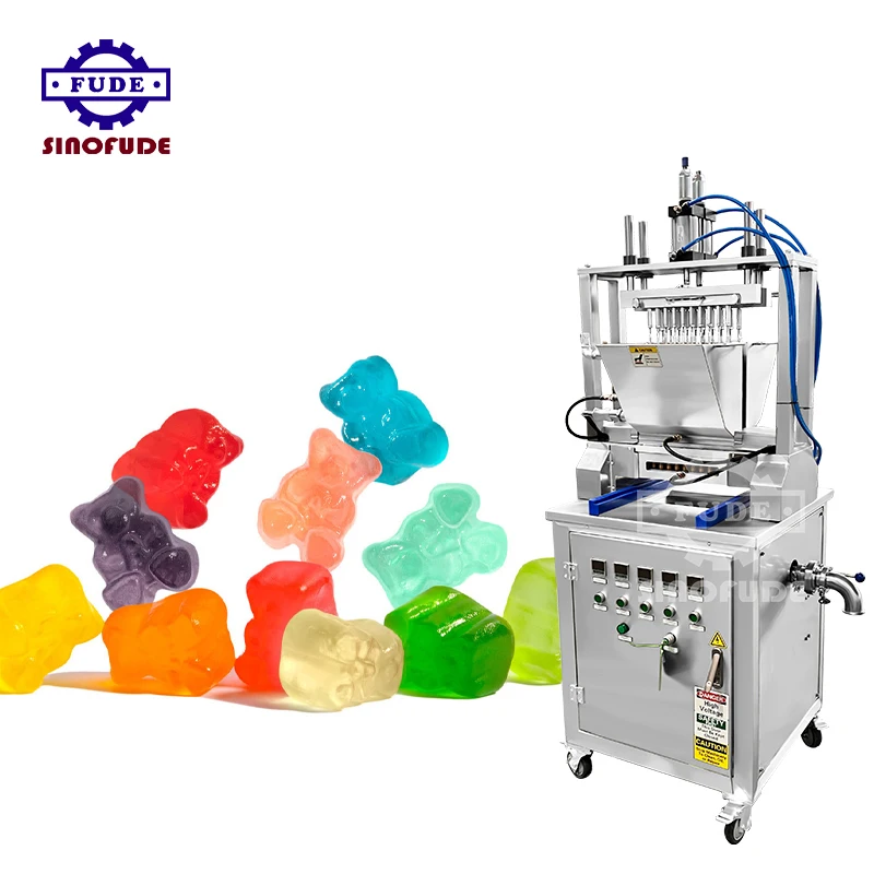 Confectionery Industry Easy to Operate SUS304 Pectin Gummy Bear Making Machine Advanced Candy Extruder Equipment
