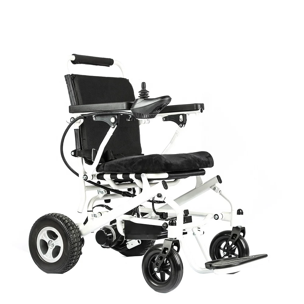 Health care supplies light weight folding aluminum power electric wheelchair for elderly