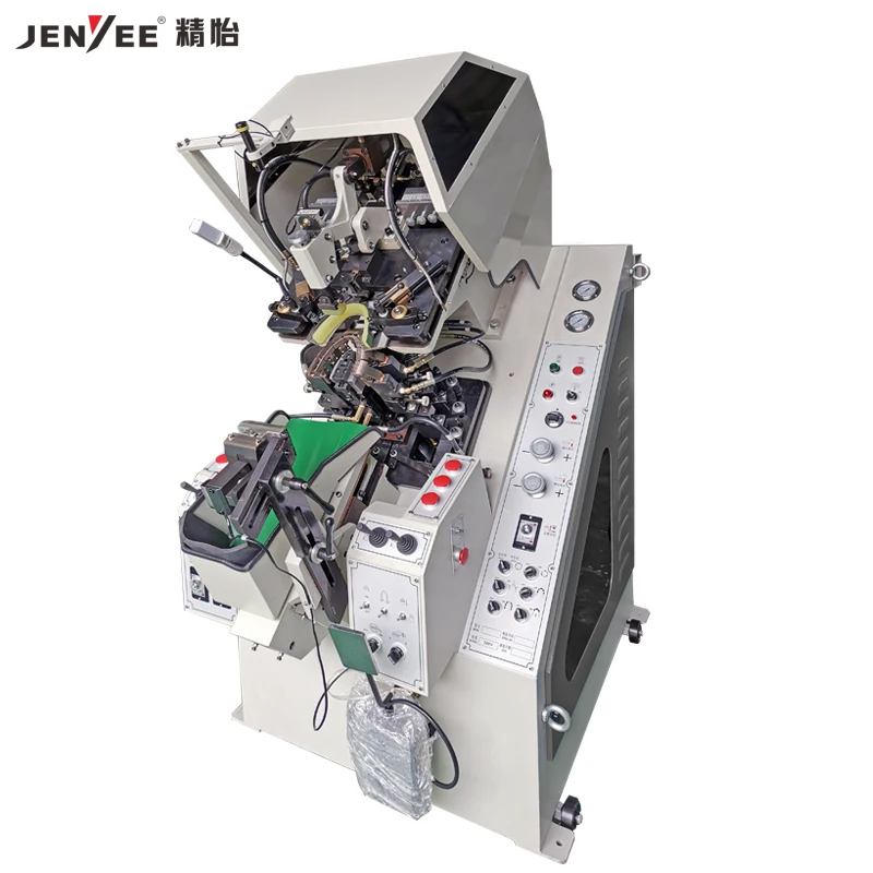 
JY-868B quality guarantee hydraulic 7 pincer toe lasting machine shoe making machine 