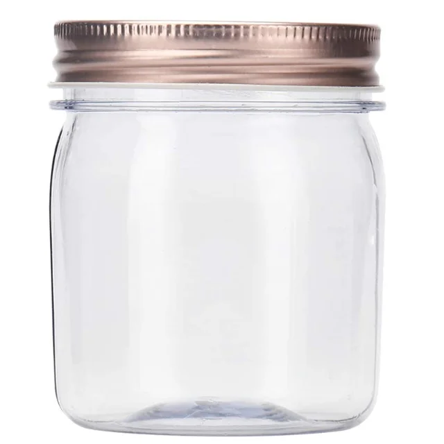 Wholesale Empty 35g 45g 350ml 500ml Custom 4oz 8oz Food Grade Plastic Honey Jar Pot Container Plastic jar with lid