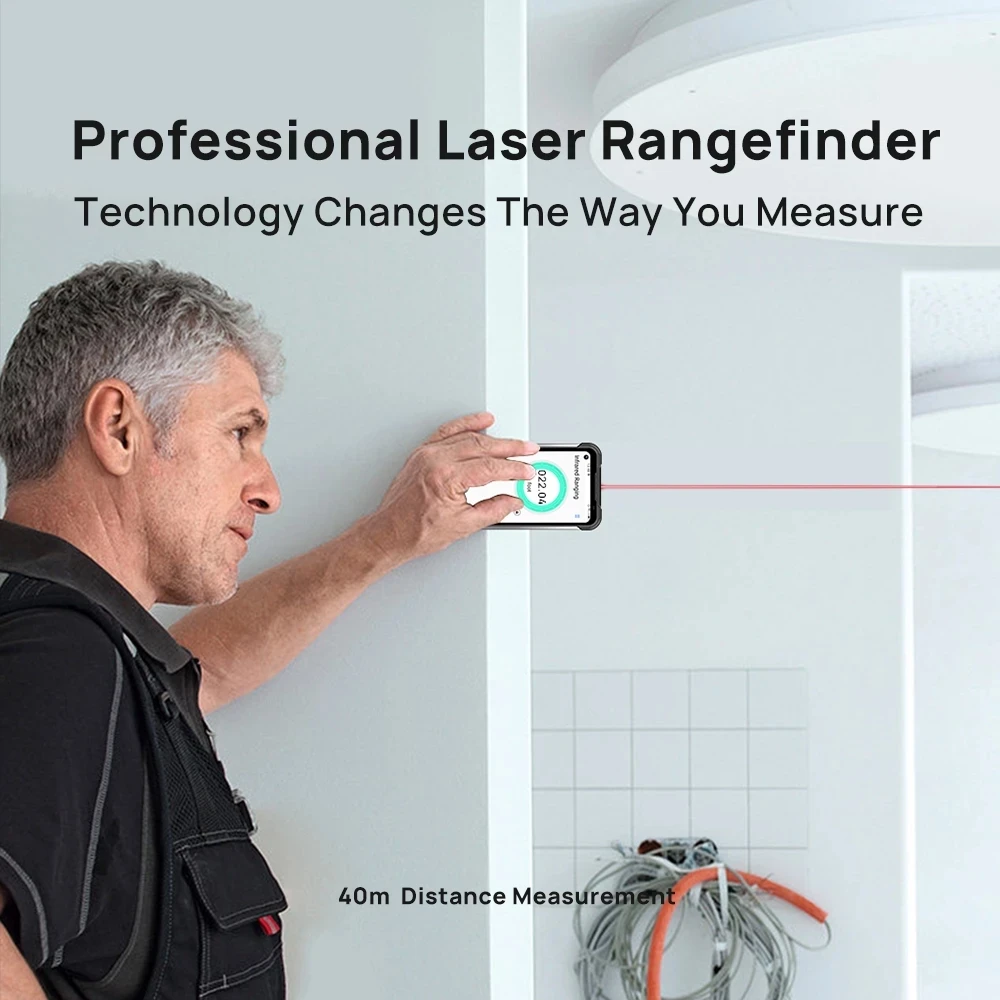 DOOGEE S97 Pro Rugged Phone 40m Laser Rangefinder 48MP QuadCamera Cellphone Helio G95 Octa Core 8GB+128GB SmartPhone 8500mAh NFC