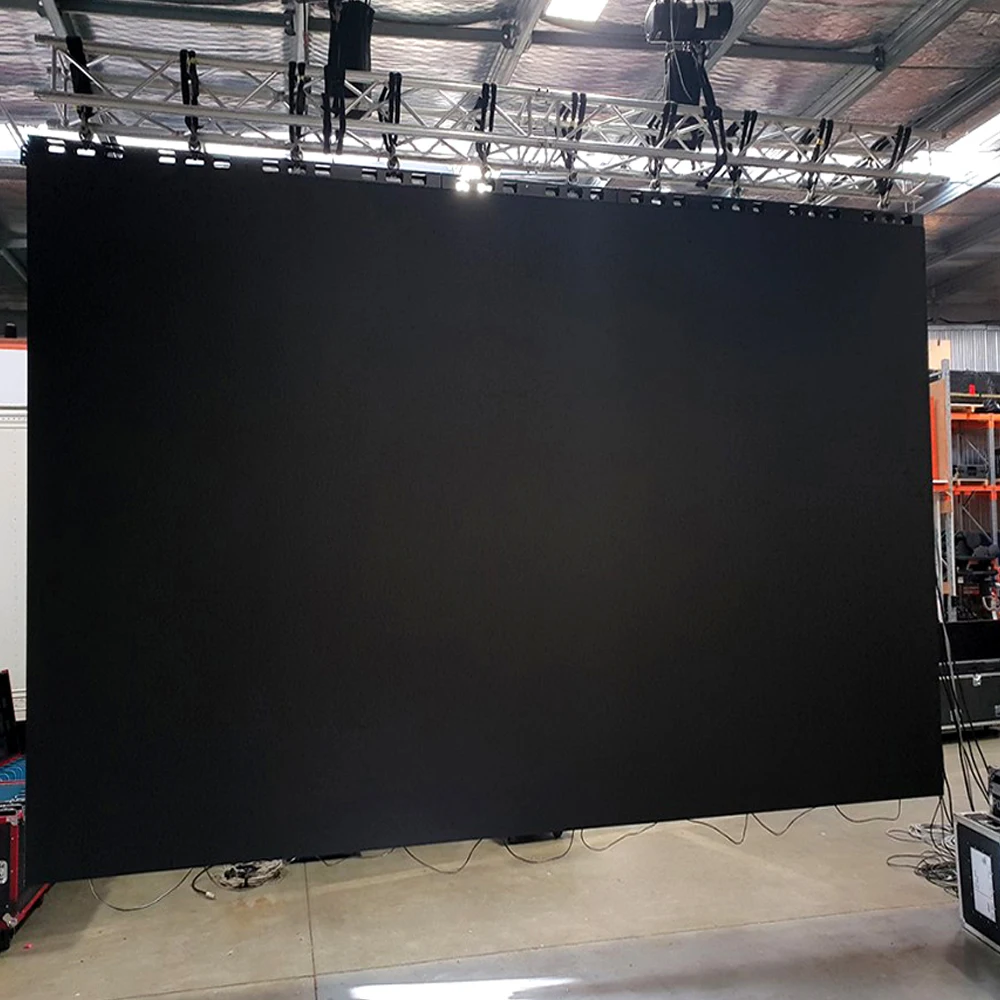 Pantalla De Gigantes Publicitaria  Led Crank Stand Multicolor Pared Interior P5 96X96 De Exterior 4X3 ledwall A Prueba De Agua