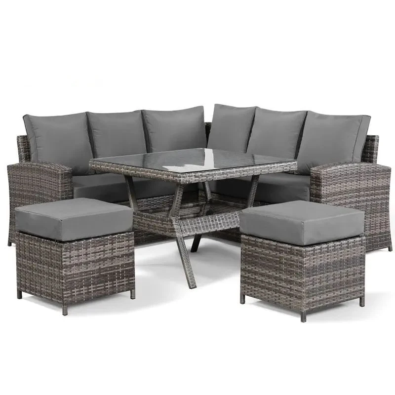 OEM/ODM комплект уличной мебели, диван из ротанга, садовый набор, плетеный диван, садовый диван для двора