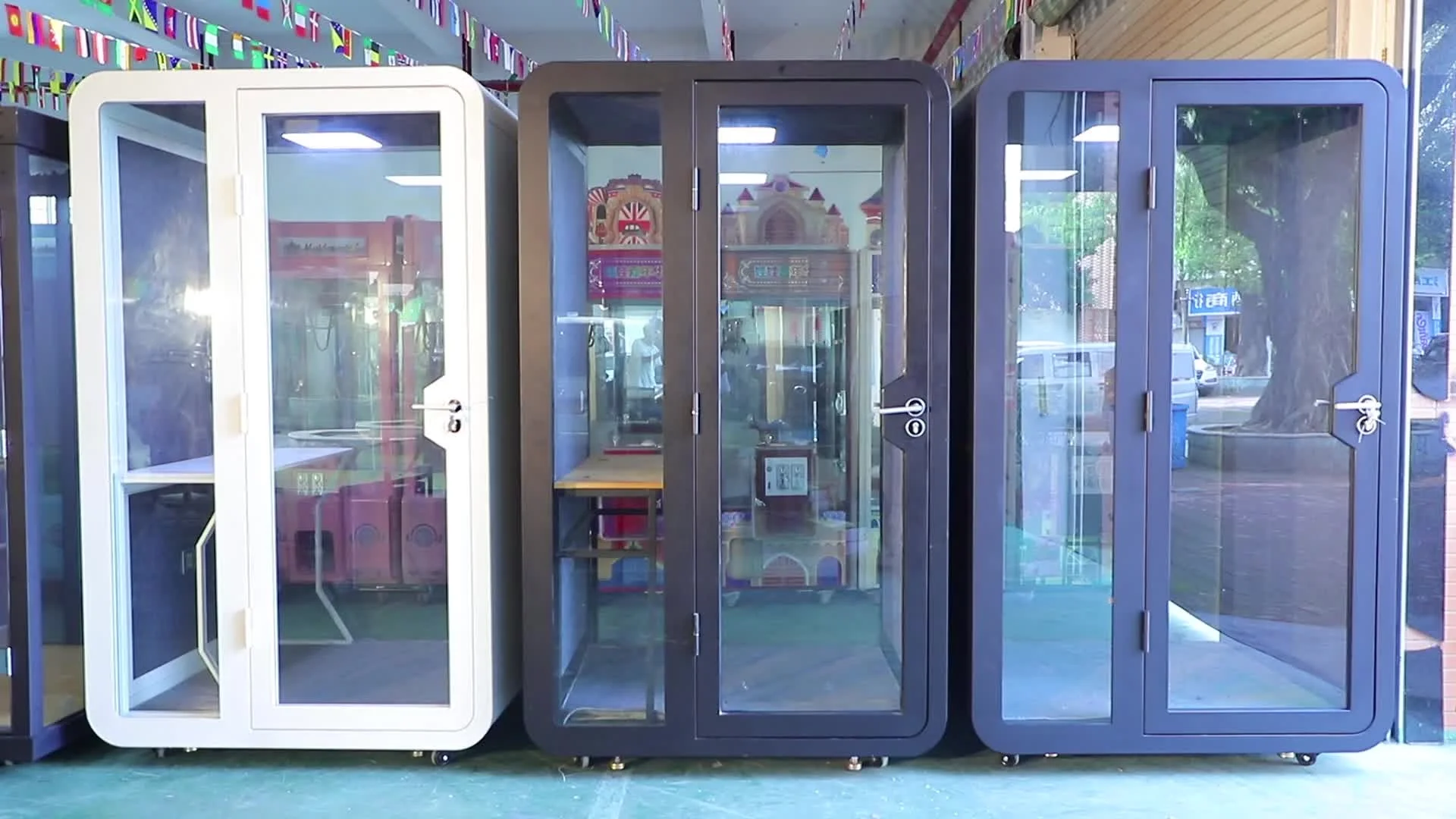 Movable Sound Isolation Booth for Private Office Working Room Phone Cabin Soundproof Acoustic Pod