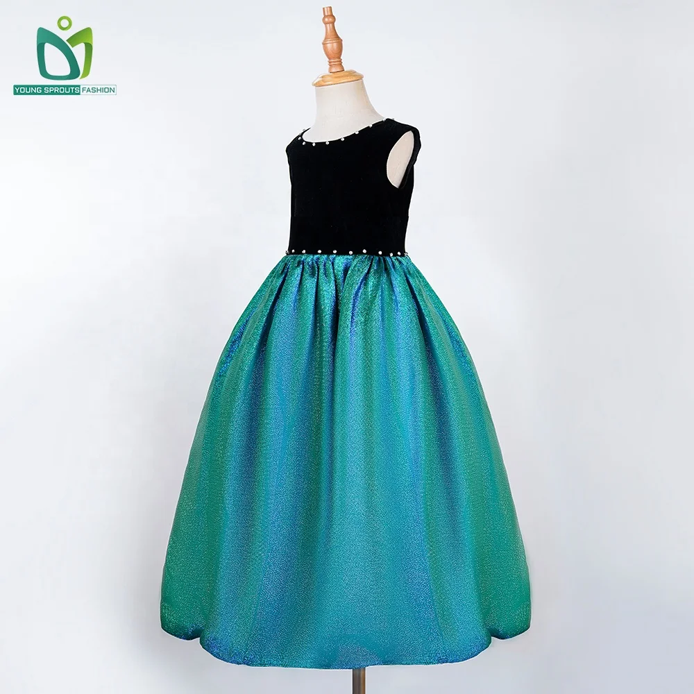 Toddler Girls Western Maxi Dress With Smocking Girl Dresses 14 Years