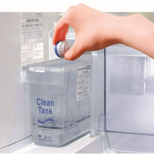 Japan-made Handy Water Purification Gadget with Action of Activated Carbon and Binchotan Charcoal Ice Purification Bowl