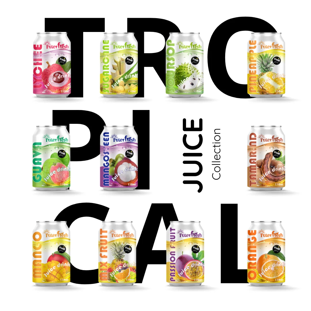 Brand Interfresh From Viet Nam 330ml Interfresh Tropical Soursop OEM and ODM options at the best price