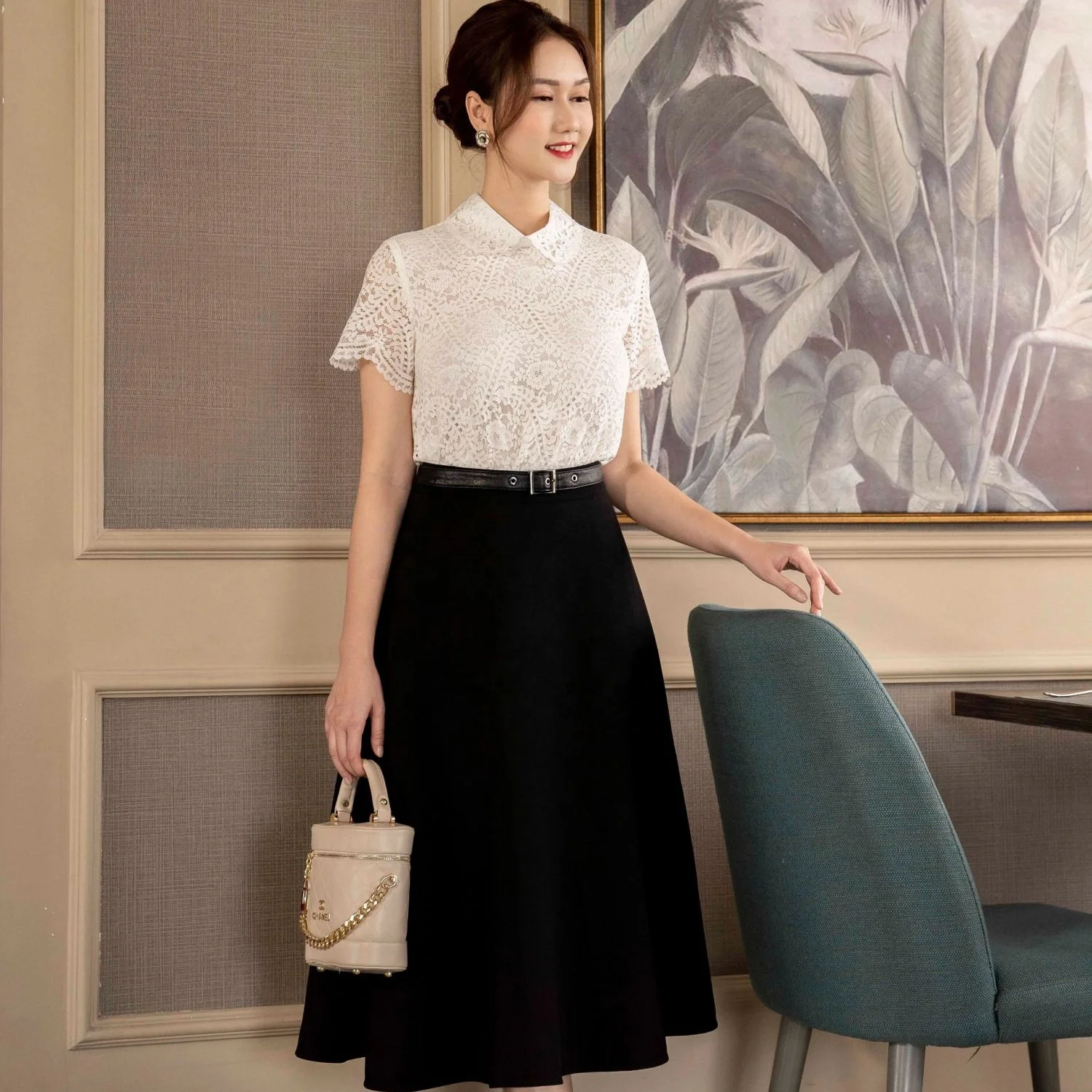 Elegant Sundress Black Skirt High Quality Made In Vietnam Best Supplier Elegant 2021 Women Ladies