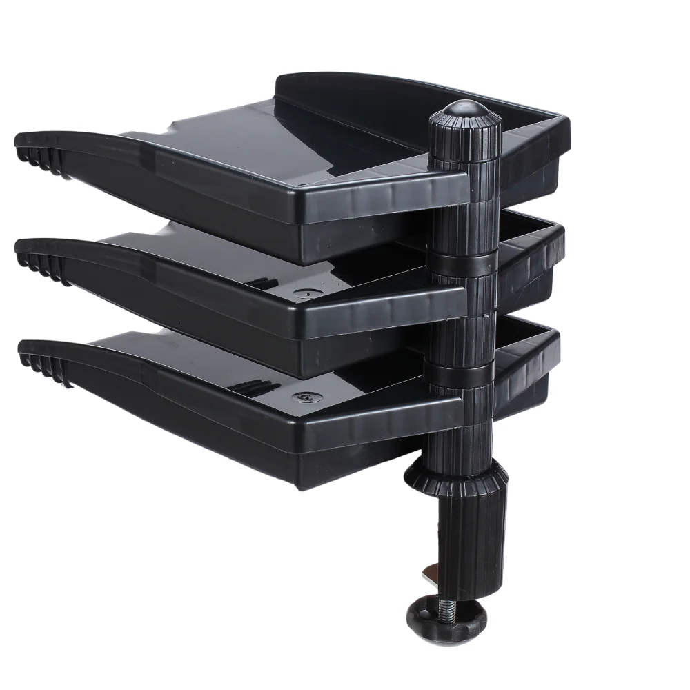 Desktop 3 tier document plastic trays