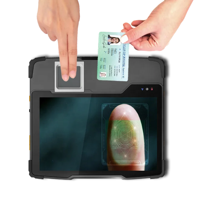Mobile Biometrics Handheld FAP45 Fingerprint Mobile Enrollment Terminal for Registration
