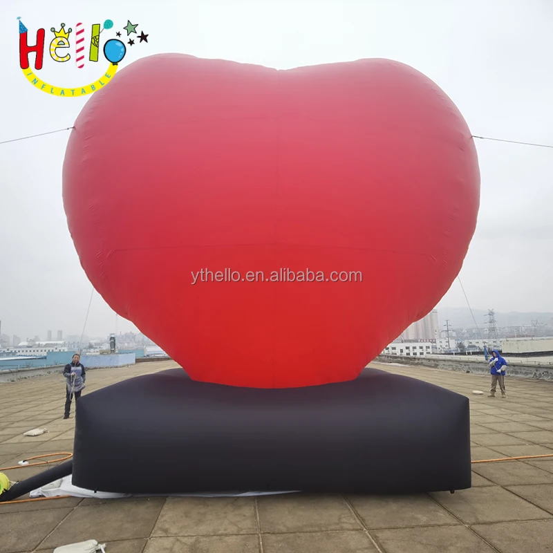 thanksgiving advertising huge inflatable valentines day heart