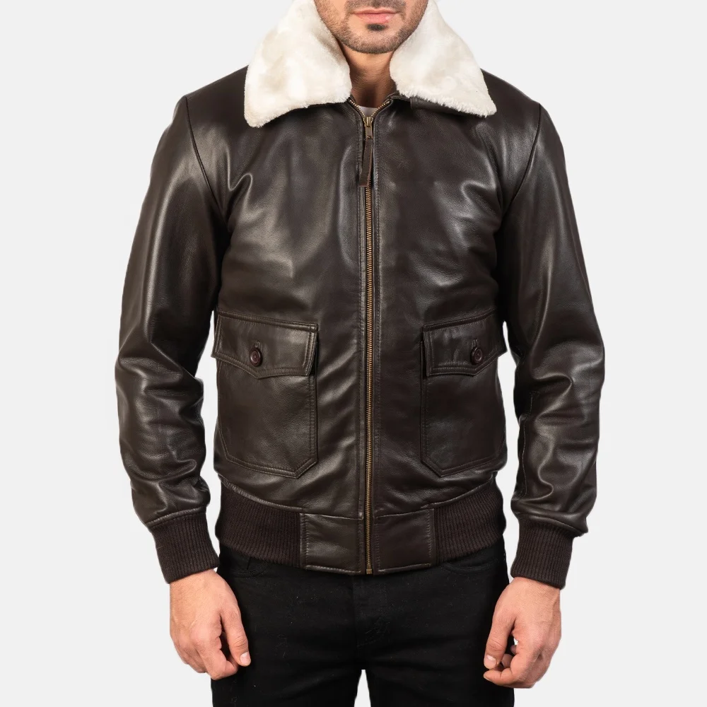 Pakistan Pure Sheep Leather Jacket For Men Customized Jacket Black Color Mens Sheep Leather Jackets Adults