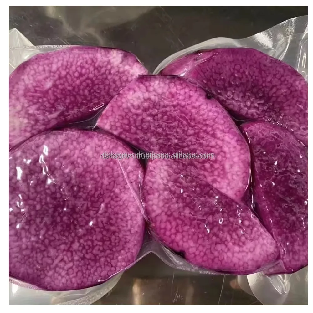 Organic Vietnam Frozen Purple Yam High Quality Bulk Quantity New Product IQF Vegetables 100% OEM Vacuum Pack Purple Yam