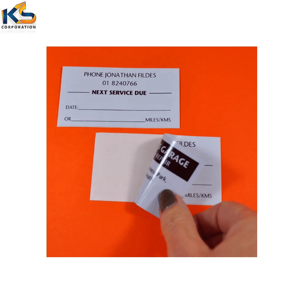 Custom Double-Sided Window Stickers