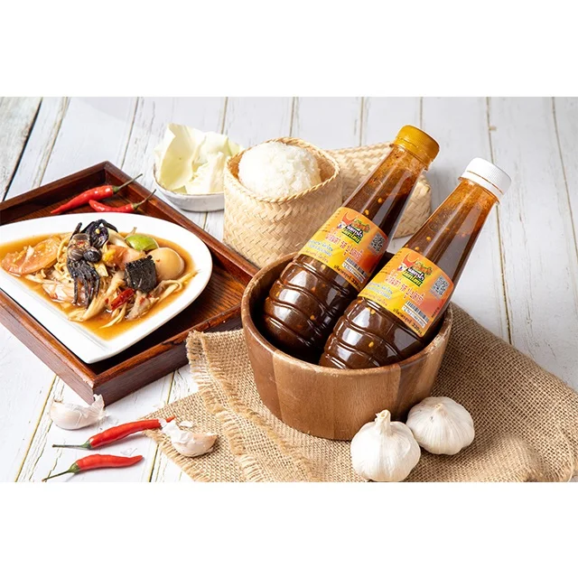 Thai Green Papaya Salad Spicy Sauce Som Tam Sause Som tam Poo Pla Ra PHE TA KHONE Seasoning Sauce from Thailand