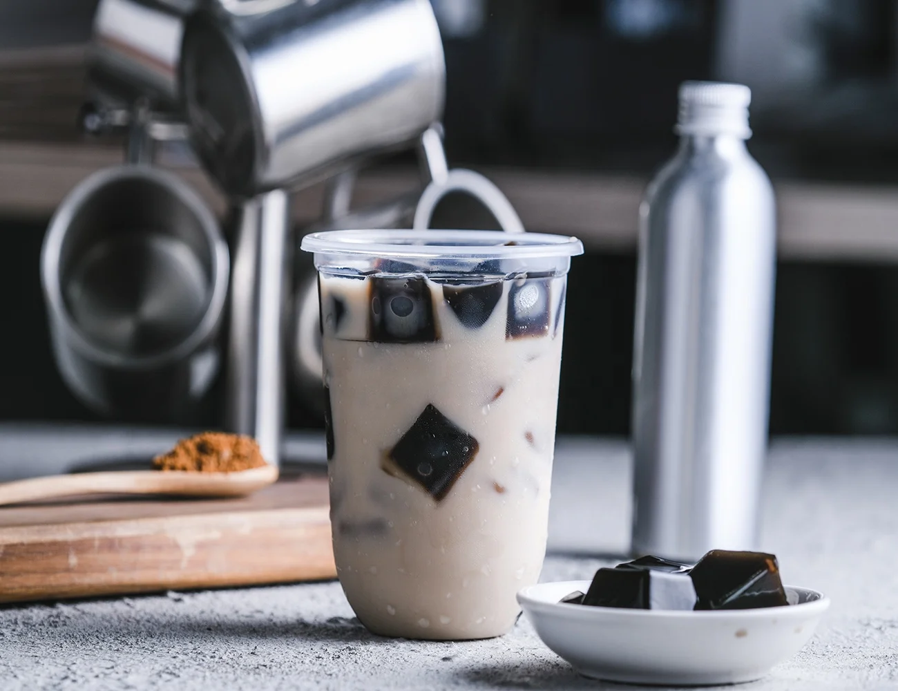 Grass Jelly Materials black jelly grass Manufacture product use for snack, dessert Small sachets packing Taiwan dessert