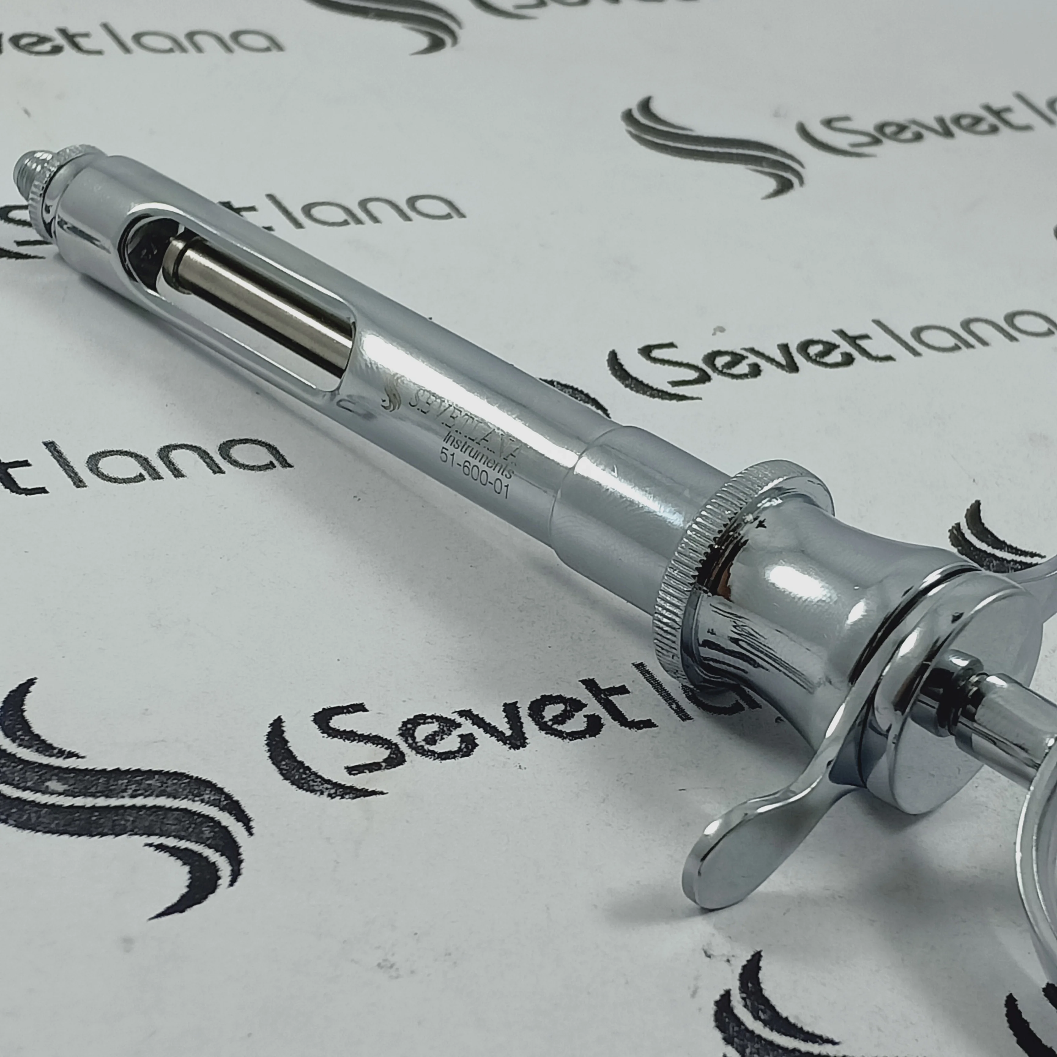 Aspirating Dental Syringes Dental Lab Product Medical Stainless Aspiration Syringe By SEVETLANA INDUSTRY