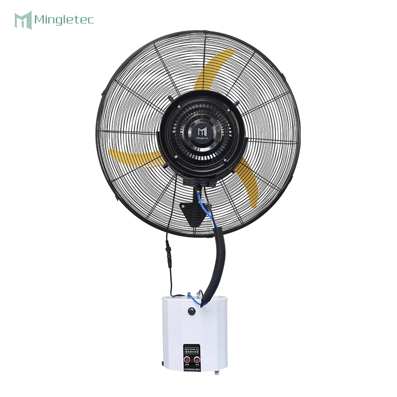 High Quality Industrial Large Wind Cooling Centrifugal Wall Mounted Misting Fans With Water Tank
