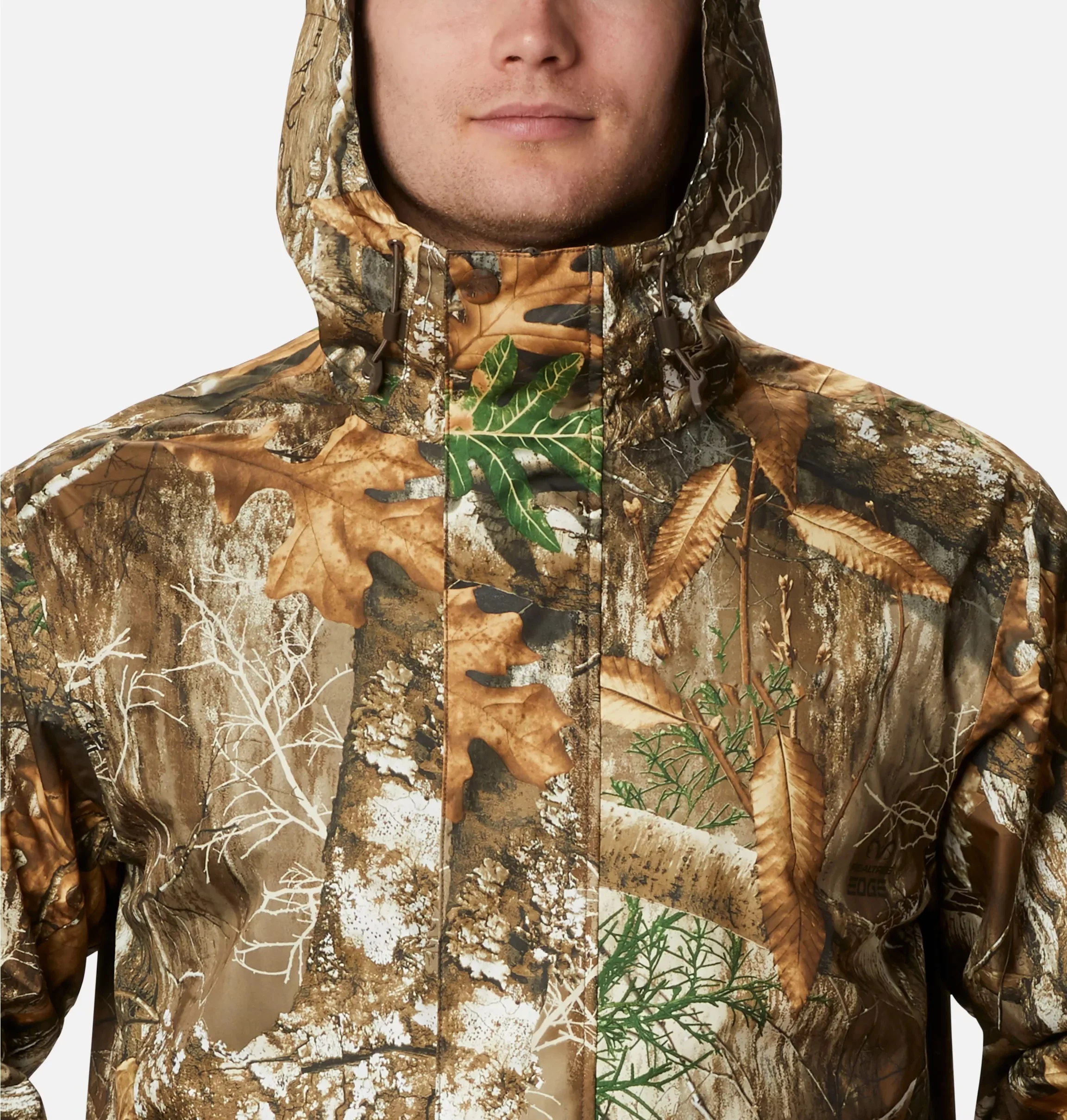 Wholesale Camouflage adjustable hood cuff and hem cord Jacket Hooded Warm soft shell puff down Hunting Clothes Jacket men women