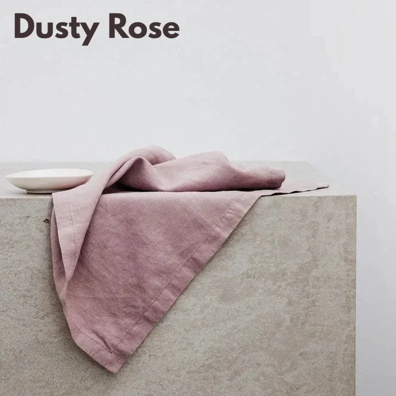 Wholesale Custom Pure 100% Cotton napkins Multi-color Cotton Plain Napkin for Dinner Reusable napkin mix and match