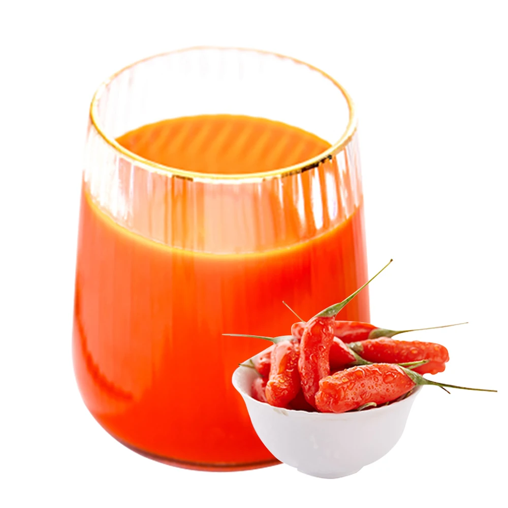 QIZITO High Quality Wolfberry Juice 100% Pure Goji Juice Puree Healthy Chinese NFC Goji Berry Juice