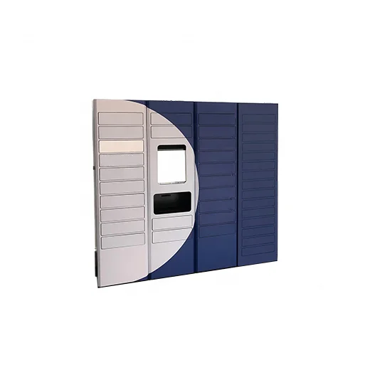 Bluetooth smart electronic Intelligent parcel delivery post  locker near the resident apartment no need of network connection