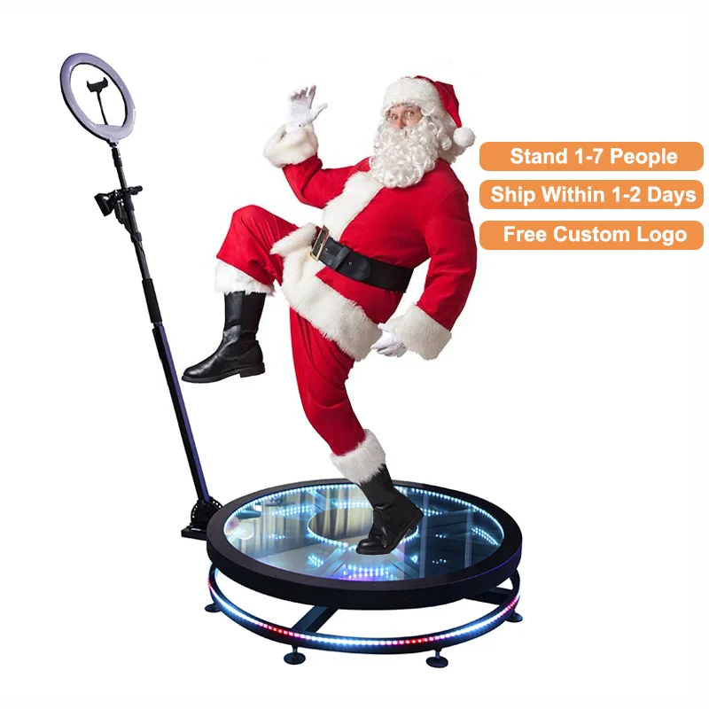 Cheap 360 Camera Video 3d Abyss 360 Spinning Photo Booth Automatic Photobooth 2022 Adjustable Machine